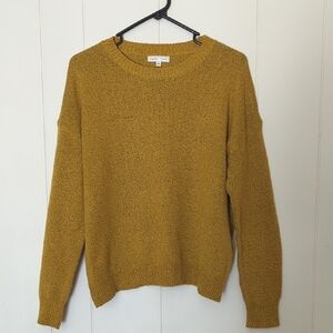 Mustard Yellow Knit Sweater - S